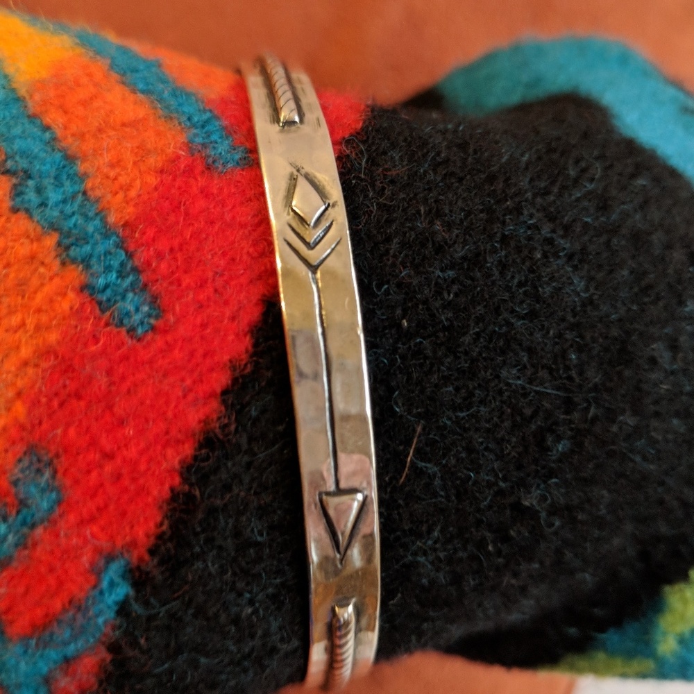 Silpada "Arrow Dynamic Bangle"925 NWT